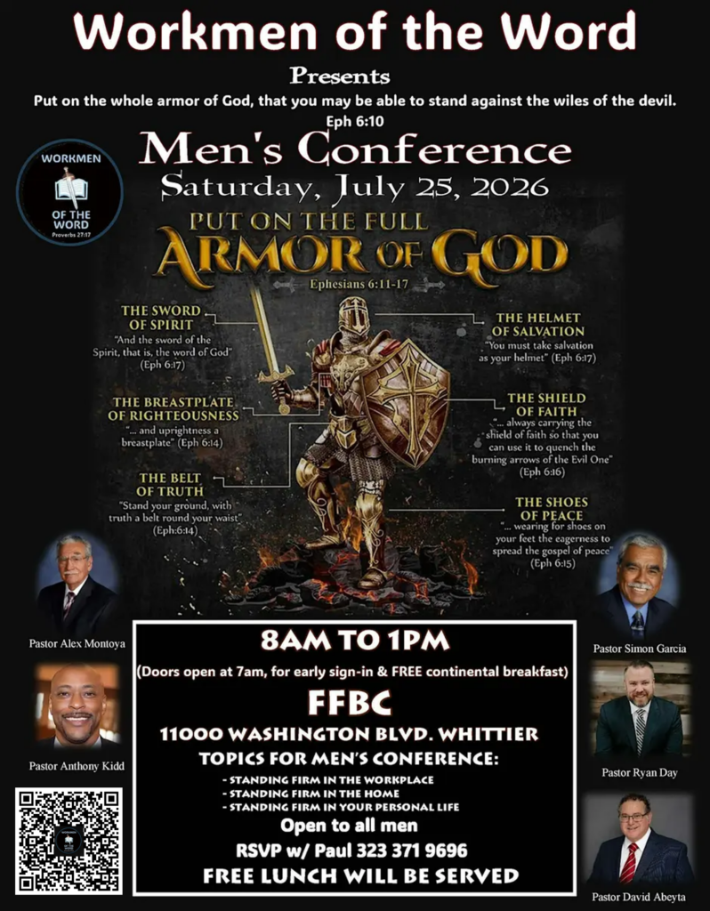 mens conference flyer